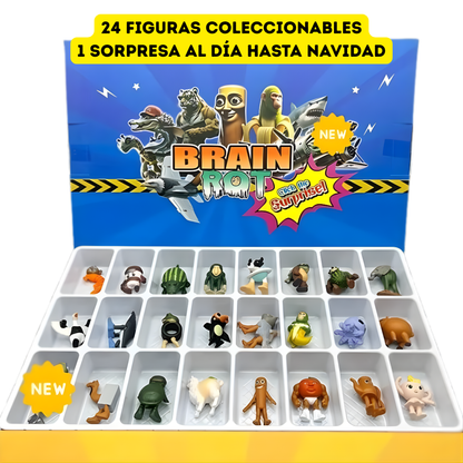 Brainrot Calendario Adviento 24 figuras