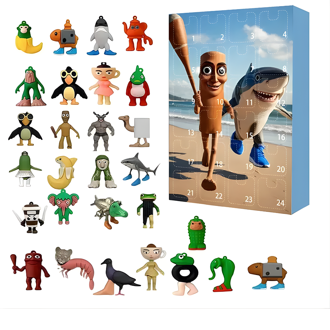 Brainrot Calendario Adviento 24 figuras