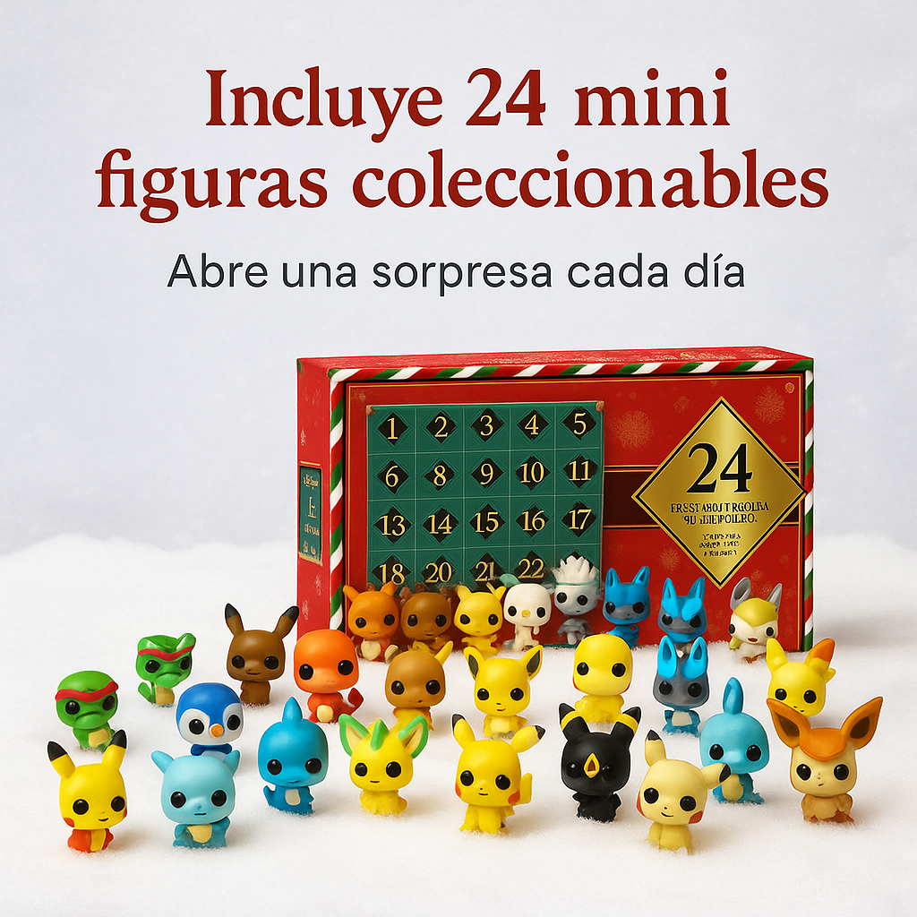 Calendario de Adviento 24 Figuras Coleccionables