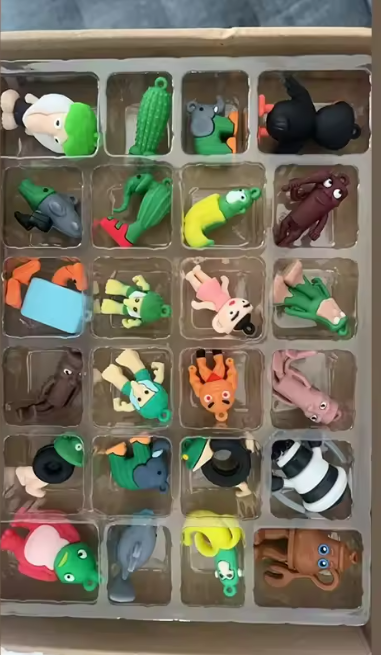 Brainrot Calendario Adviento 24 figuras